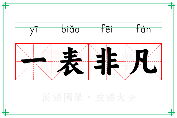 一表非凡